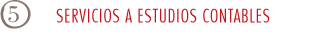SERVICIOS A ESTUDIOS CONTABLES
